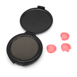 Sıcak Satış Özel Logo Yuvarlak Siyah Parmak İzi Mürekkep Pedi Parmak İzi Pedi Başparmak Pedi Ofis Kullanımı İçin - Product Image 1