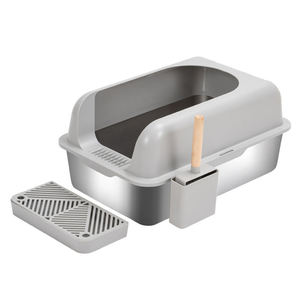 Toptan Kapalı Kedi Kafesi Tuvaletli Küçük Daire Kedi Evi Düğmeli Kapatmalı Tek Odalı Yaşam Tasarımı - Product Image 5