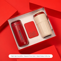 Ensemble Cadeau d'Affaires en Gros, Souvenir, Ensemble 3 Pièces : Humidificateur, Batterie Externe, Mug – Cadeau d'Entreprise pour Clients et Employés