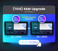Navifly TS10 TS18 système Android vidéo de voiture pour unité principale 9/10 pouces prise en charge de l'écran QLED commande vocale avec GPS