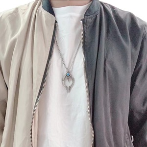 Eagle Eye Pendant <b>Titanium</b> Steel Men's Necklace Punk Style Themed Charm Everyday Wear 2160140 - Product Image 3