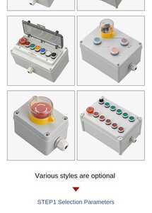 Boîtier de commande électrique en plastique industriel Self-Locking Start-Stop Emergency Stop Lift Features-Push Power Distribution Equipment - Product Image 4