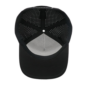 Casquettes de baseball respirantes de haute qualité personnalisées, imperméables, avec trous découpés au laser, chapeaux de sport avec boucle en plastique réglable - Product Image 6