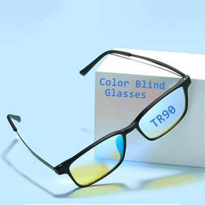 Produttore all'ingrosso colore cieco occhiali da sole rosso verde daltonismo occhiali da sole TR90 per Unisex - Product Image 2