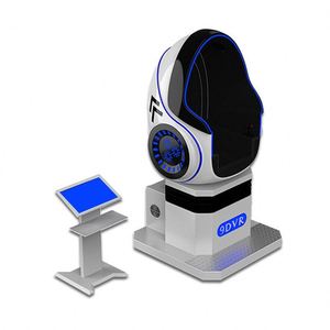 เก้าอี้ VR Egg Chair โรงภาพยนตร์ 9D แบบสองที่นั่งสำหรับขาย แว่นตา HTC <span class=keywords><strong>Vive</strong></span> 3D ระบบจำลองสถานการณ์เสมือนจริง เครื่องเล่นสวนสนุก - Product Image 2