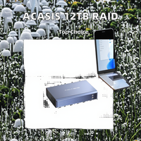NUEVO 2025 para Disco Duro Externo SSD de 2.5 Pulgadas, Doble, 12TB, USB-C a SATA, Velocidad de 5GBps, Carcasa de Aluminio, Función RAID, EC-7252