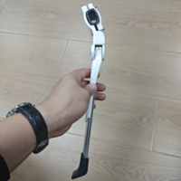 Béquille de vélo en aluminium à trois trous, longueur réglable, vente en gros, livraison directe pour accessoires de stationnement de vélos