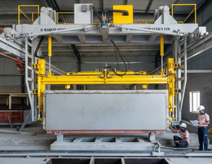 Máquina Inclinadora de Bloques AAC Totalmente Automática, Sistema de Producción Industrial de Alta Resistencia, Hasta 1200 Metros Cúbicos por Día - Product Image 4