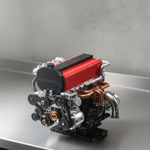 Modelo de Juguete Platinum PB8861, Escala 1:5, Motor de Gasolina de Plástico, Bloques de Construcción Mecánicos Educativos para Ensamblar - Product Image 6