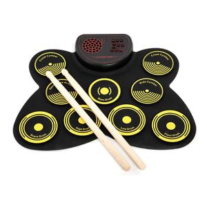 9 drum plates 5 colori di tono corna arrotolate a mano batteria batteria <span class=keywords><strong>strumenti</strong></span> musicali regalo di natale per bambini - Product Image 4