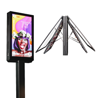 P3 p4 pôle led module extérieur 3D LED panneau d'affichage numérique et panneau d'affichage pour la publicité écran LED