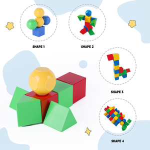 Tiềm năng nhà sản xuất tự làm lắp ráp quy mô 1:8 ABS nhựa gạch mô hình giáo dục Xây dựng đồ chơi cho trẻ em khối xây dựng - Product Image 2