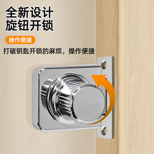 Cerradura de aleación de zinc para puerta de vitrina de vidrio, sin perforación, para exhibición de vinos en cocina, de Suzhou Science Popularization - Product Image 4