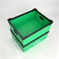 Boîte en plastique robuste, conteneur d'emballage en plastique réutilisable pour la logistique industrielle et la chaîne d'approvisionnement