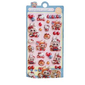 สติกเกอร์การ์ตูน 3 มิติ พีวีซี ลายนูน เงา ทนทาน สำหรับตกแต่งบ้านและงานประดิษฐ์ DIY - Product Image 6