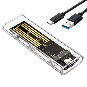 Carcasa Externa Transparente para SSD M.2 NGFF BAJEAL, USB-C Tipo-C, con Garantía de 12 Meses - Product Image 2