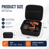 Estuche de EVA Personalizado, Organizador Profesional para Taladro Eléctrico, Estuche de Almacenamiento de EVA Personalizado para Herramientas Mecánicas Industriales