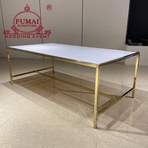 ชุดเก้าอี้อะคริลิคทันสมัย FUMAI FURNITURE พร้อมโต๊ะโครงสีทอง สำหรับงานแต่งงาน งานอีเว้นท์ และเฟอร์นิเจอร์โรงแรม - Product Image 5