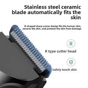 Afeitadora eléctrica con pantalla Digital alimentada por USB, recortadora de vello corporal para hombres para afeitar las áreas púbicas e íntimas de las mujeres para hombres y mujeres - Product Image 2