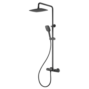 Cascata classica pioggia esposta doccia Set in ottone pioggia spazzolato oro esposto <span class=keywords><strong>miscelatore</strong></span> doccia - Product Image 6