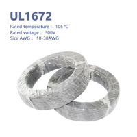 Fil électrique en cuivre étamé torsadé de qualité supérieure, PVC, UL1672, ROHS, pour câble de raccordement industriel aérien 30-10 AWG, 300V