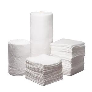 Chine cabine poids moyen 40*50cm tapis de déversement d'huile absorbant l'huile absorbante tampons environnementaux