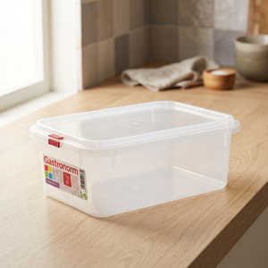 Contenitore Rettangolare in Plastica con Coperchio 3L Gastronorm (Modello 1563) - Product Image 2