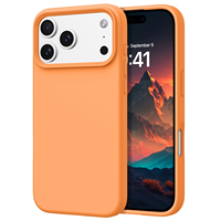 Coque de téléphone portable en silicone VAWI S002 pour iPhone 11 12 13 14 15 16 17, coque arrière protectrice durable