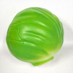 Pelota Antiestrés de Espuma de Poliuretano con Logotipo Personalizado, en Forma de Repollo, Suave, para Apretar, Juguetes Promocionales para Niños y Adultos - Product Image 1