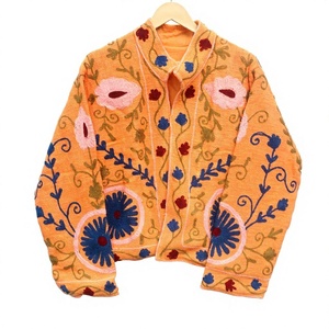Chaqueta Suzani Bordada a Mano Estilo Boho, Chaqueta Floral, Chaqueta Suzani Bordada, Chaqueta TNT, Ropa de Mujer - Product Image 1