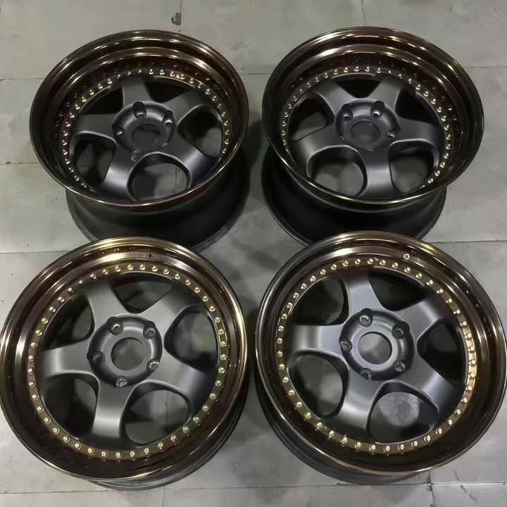 Bku 3 Piece Forged 5x114.3 for Nissan R32 R33 GTR R34 GTR 200SX Silvia ...
