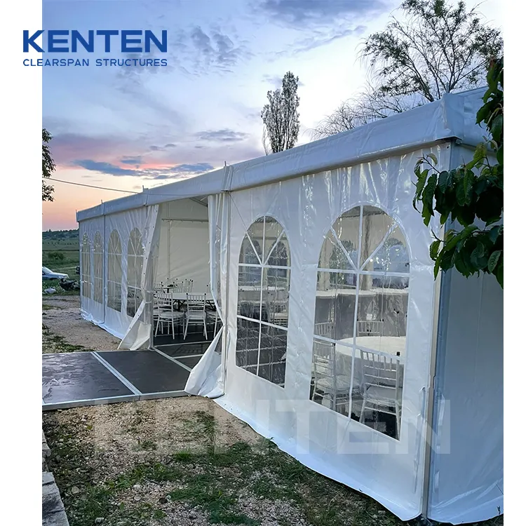 KENTENプロジェクトヘビーデューティーテントシャピトーテンテイベントパーティー屋外商業フレームイベント用ウェディングテント300500人
