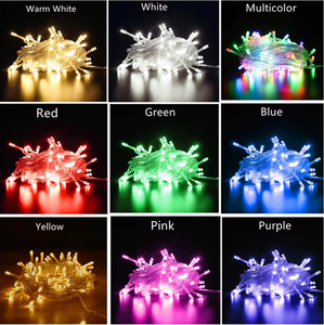 Прозрачная светодиодная гирлянда IP44, водонепроницаемая уличная декорация для дома и вечеринки, Рождественская светодиодная фея - Product Image 3
