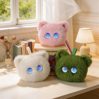 Juguete de Peluche Interactivo Mart AI Chat Elf Cat, Muñeco de Peluche con Expresiones Cambiantes, Juguete Educativo para Niños, Regalo