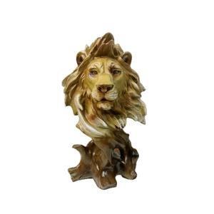 Nouvelle Décoration Artisanale Artistique en Résine Époxy Tête de Lion Rétro Créative, Style Art Populaire, pour Bureau et Bibliothèque - Product Image 5