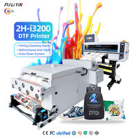 Nouvelle imprimante DTF FULIYIN tout-en-un 60 cm à 2 têtes 4 I3200 Roll |   Personnalisation de vêtements entièrement automatique avec encre CMYK+W, t-shirt, sweat-shirt
