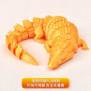 3D In Cá Sấu Đồ Chơi Thủ Công Trang Trí Với Cá Sấu Doanh Phong Trào Và Giải Nén Mô Phỏng Cá Sấu Trang Trí - Product Image 6