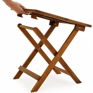 <span class=keywords><strong>Table</strong></span> <span class=keywords><strong>basse</strong></span> pliable moderne en bois d'acacia pour <span class=keywords><strong>jardin</strong></span> et maison, montage facile et respectueuse <span class=keywords><strong>de</strong></span> l'environnement - Product Image 3