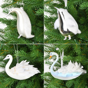 Wholesale Custom Made <b>Glass</b> Hand Blown Figurine Christmas <b>Ornaments</b> Personalized Hand Painted Bird <b>Ornament</b> Xmas Tree Decoration - Product Image 6