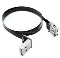 Flex Thin Flat FPC FPV USB 2.0-Datenverlängerungskabel 180-Grad-Winkel USB-Daten ladekabel