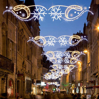 Lampadaires LED d'extérieur IP65 à prix de gros pour Noël, avec télécommande, intensité variable, en fer, pour décorations de fêtes