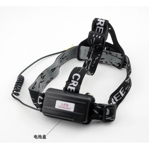 Boîtier de lampe frontale T6 avec sangle réglable pour lampe de vélo, lampe torche LED, matériau plastique, batterie non incluse - Product Image 3
