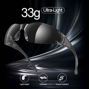 نظارات أمان جديدة مضادة للخدش في البناء نجمة حماية واضحة للعين ميزة مكافحة الضباب عدسة للعمل في الهواء الطلق - Product Image 2