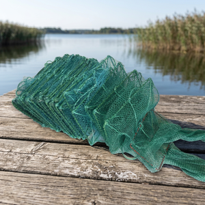 Filet en acier maillé vert PE pour aquaculture, cage à crevettes, piège de pêche flexible pour étang, lac, aquaculture commerciale - Product Image 3