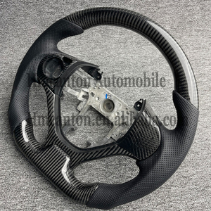 Volante de Fibra de Carbono y Cuero Perforado de Alta Calidad para Honda Civic 9ª Generación - Product Image 4