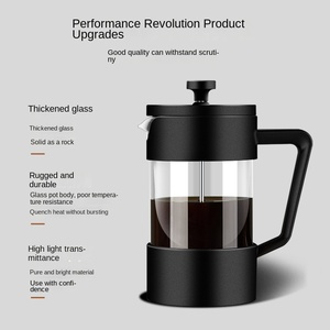 350ml thủy tinh borosilicate cao pháp Báo Chí nồi cà phê gia đình làm đồ dùng cà phê công cụ Espresso Báo Chí cho cà phê pha - Product Image 3