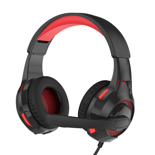 KAKUSIGA Gaming Headset Xbox With Stereo Surround Sound LED Light Noise Cancelling Headphone With Mic