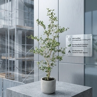 OH ARTS Arbre d'olivier artificiel haut de gamme, réaliste, type Faux Shady Lady Black Olive, en pot, avec des branches délicates, pour un style Zen Nordique