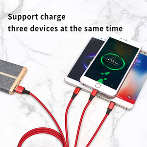 Cable USB <span class=keywords><strong>Micro</strong></span> Tipo-C 3 en 1 con Logotipo LED Personalizado, Carga Rápida de 2A, 1.2M, para Tableta, Computadora e Impresora, Regalo Promocional - Product Image 5