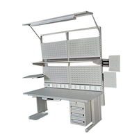 Table d'atelier industrielle ESD pour ligne de production Leenol